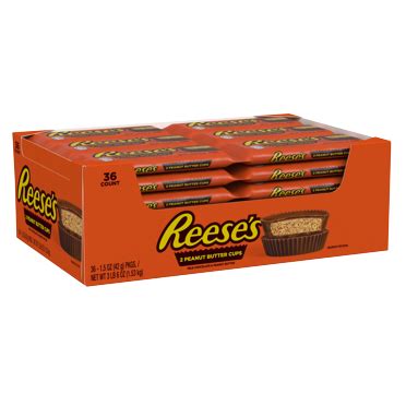 REESE'S Dark Chocolate Peanut Butter Cups, 1.5 oz, 24 Count - Walmart.com