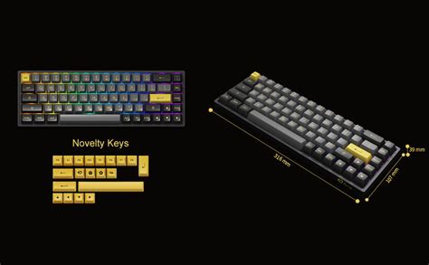 Akko 3068b 68 Key Rgb Hot Swappable Mechanical Keyboard 24g Wireless