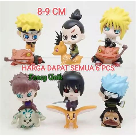 Jual Action Figure Naruto Sasuke Gaara Kakashi Gamabunta Shukaku Garuda