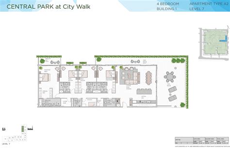 Central Park at City Walk - Floor Plans and Sizes