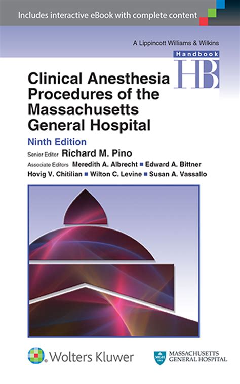 Clinical Anesthesia Procedures Of The Massachusetts General Hospital Department Of Anesthesia Critical Care And Pain Medicine Massachusetts General Hospital Harvard Medical School 3