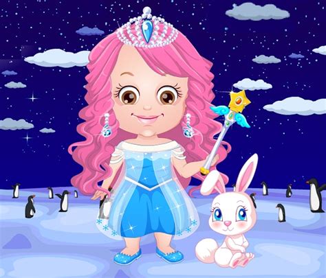 Baby Hazel Ice Princess Dressup