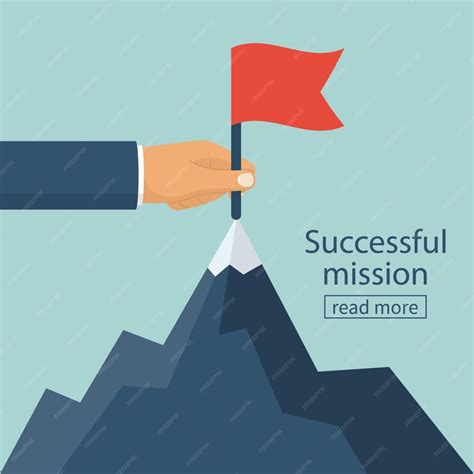 Premium Vector | Successfull mission vector