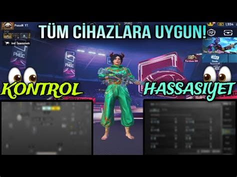 ÇOK BEKLENEN KONTROL VE HASSASİYET AYARLARIIM iPad 9 PUBGMOBILE