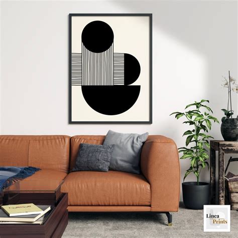 Abstract Geometric Art Print, Printable Wall Art, Abstract Shapes Print ...