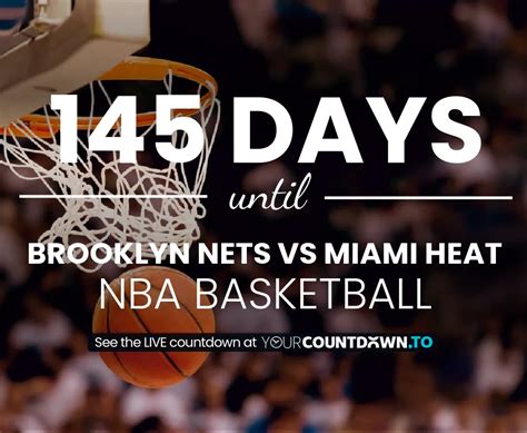 Brooklyn Nets vs Miami Heat Countdown | 2025 | Basketball