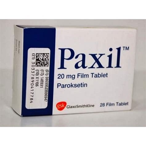 Paxil 20 Mg Tablet Paroksetin At ₹ 3000box Antidepressant Pill In