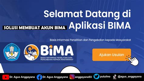 Cara Membuat Akun Bima Dosen Bimakemdikbudgoid Youtube