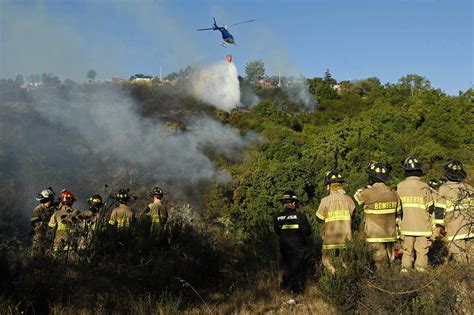 Alerta Roja En Quilpué Por Cuatro Incendios Forestales Que Afectan A La