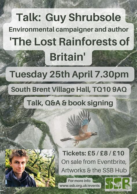 POSTPONED The Lost Rainforests Of Britain Talk By Guy Shrubsole