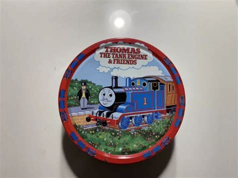 THOMAS THE TANK Engine Collectible 1994 Vintage Tin Large Round 49 95