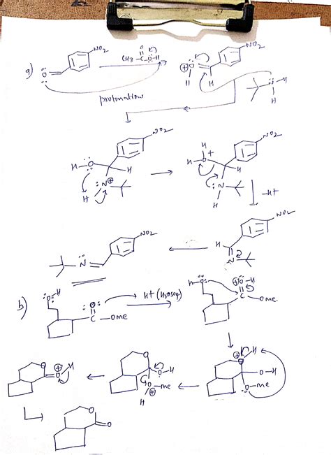 Solved 13 Provide A Detailed Mechanism For The Following Reactions