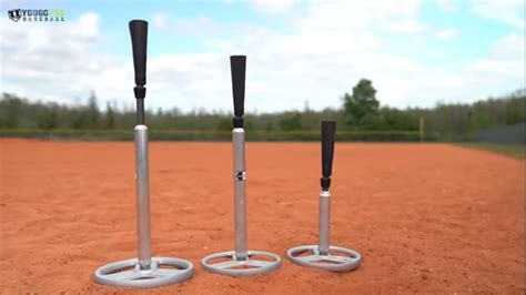 The Hitting Tees We Use With Our Players Baseball Batting Tees Youtube