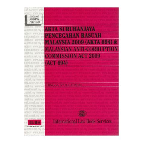 Akta Pencegahan Rasuah Malaysia 2009 Rasuahguru