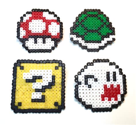 Mario 8 Bit Characters by TheUnlimitedDreamCo on Etsy