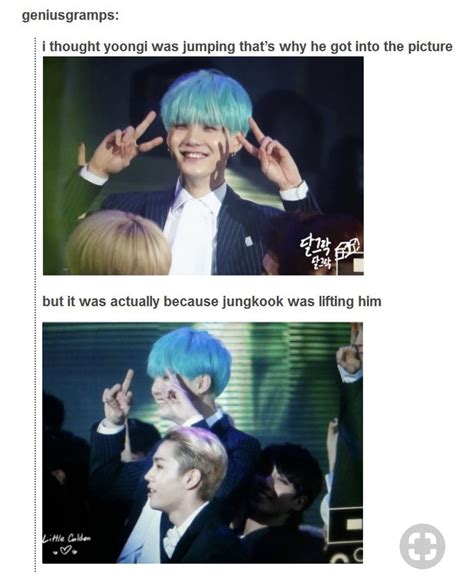 Jungkook Helping Out Yoongi Bts Funny Bts Memes Hilarious Kpop