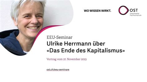 Eeu Seminar Ulrike Herrmann Ber Das Ende Des Kapitalismus Youtube