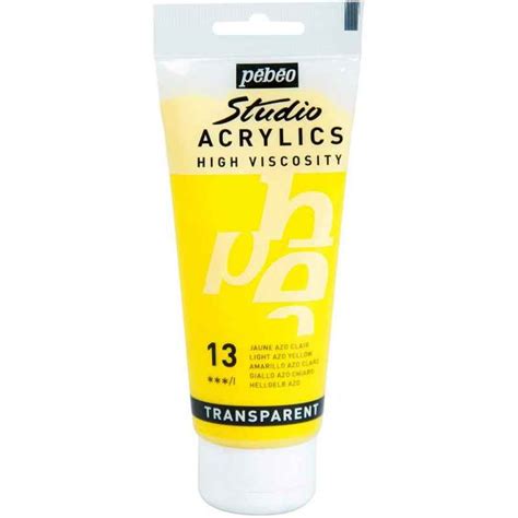 P B O Studio Acrylique Tube Jaune Azo Clair Ml