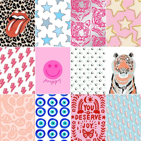 Preppy Aesthetic Wall Collage Kit Preppy Aesthetic Collage Etsy Australia