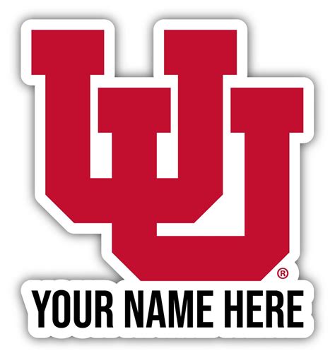 Personalized Customizable Utah Utes Vinyl Decal Sticker Custom Name - Etsy