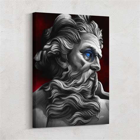 Zeus Wall Art - Bringing the power of the Gods to your space – Inktuitive