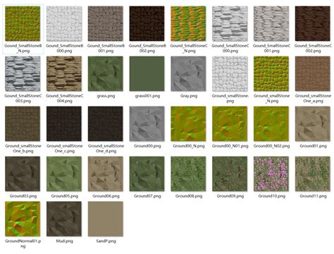 low poly terrain texture pack - AssetsDeals.pro