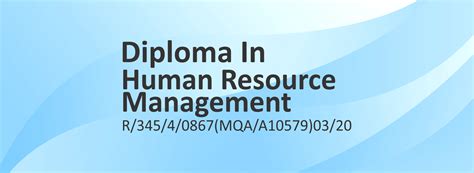 Diploma In Human Resource Management A10579 Kolej Fajar Miri