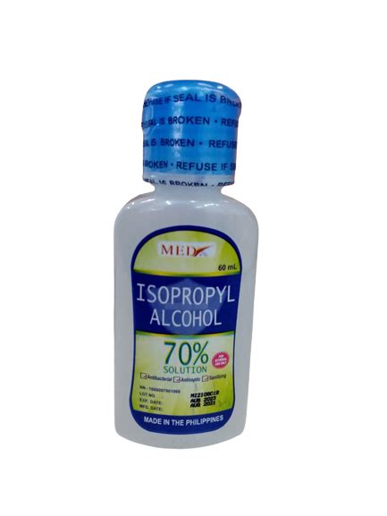 ALCOHOL 70% 60ML MEDX – Medical Depot