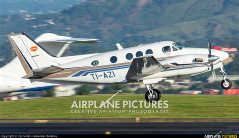 TI AZI Private Beechcraft 90 King Air at San Jose Juan Santamaría