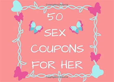 50 Sex Coupons For Her Sex Vouchers For Couples Spice Up Your