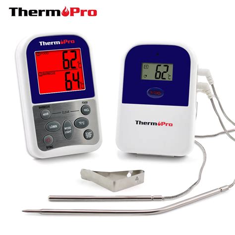 Original Thermopro Tp Wireless Digital Meat Thermometer For Grilling