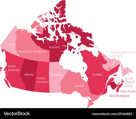 10 Provinces Of Canada Map New York Map Poster