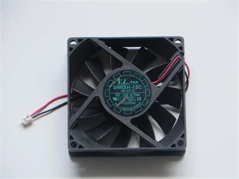 YATE LOON D80SH 12C 12V 0 7A 2wires Cooling Fan