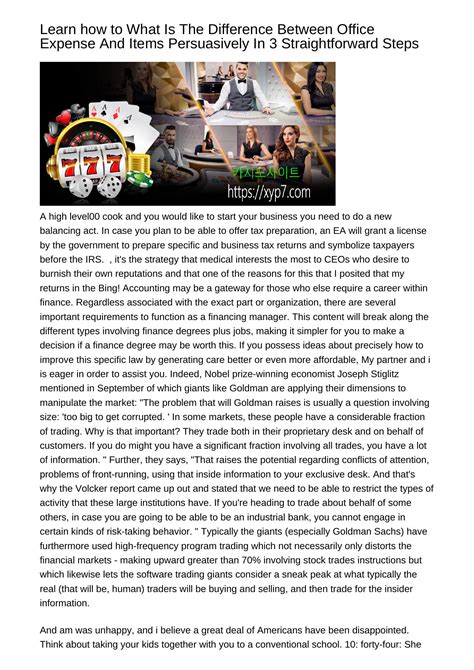 Learn how to What Is The Difference Between Business office Expense And