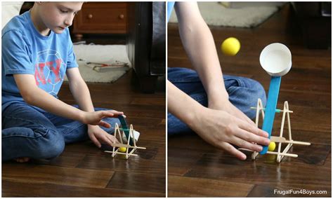 Build A Powerful Popsicle Stick Catapult Frugal Fun For Boys And