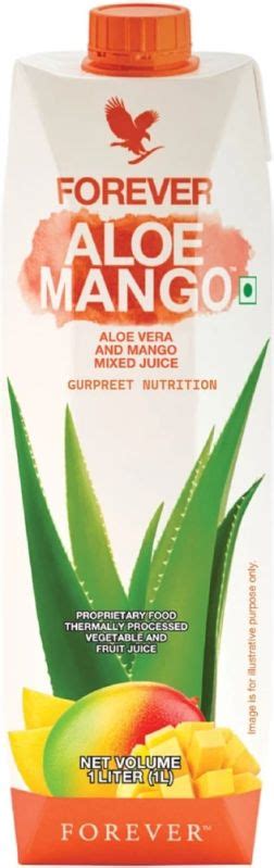 Yellow Liquid Forever Aloe Mango Juice For Drinking Certification