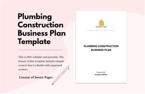 Plumbing Company Business Plan Template In Word Pages Google Docs