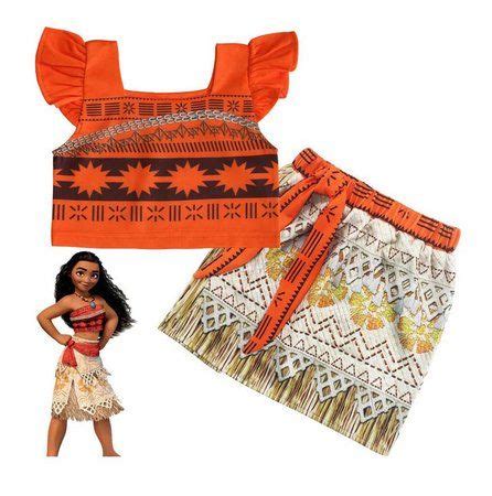 Fantasia Moana 80 fantasias que vão te encantar Girl dress set