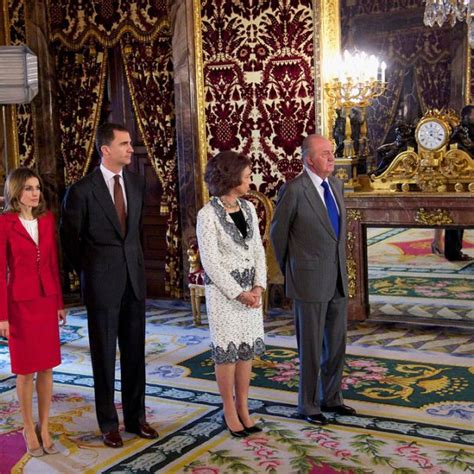 Los Pr Ncipes De Asturias Y Los Reyes De Espa A En El Palacio Real La