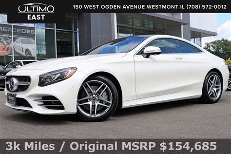 Used 2020 Mercedes Benz S Class S 560 4matic Coupe Awd For Sale With