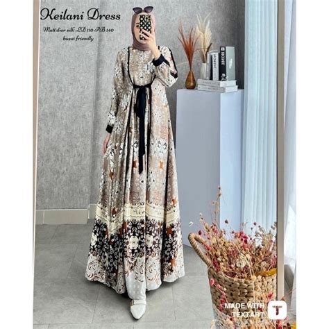 Jual Keilani Dress Label Madani Shopee Indonesia