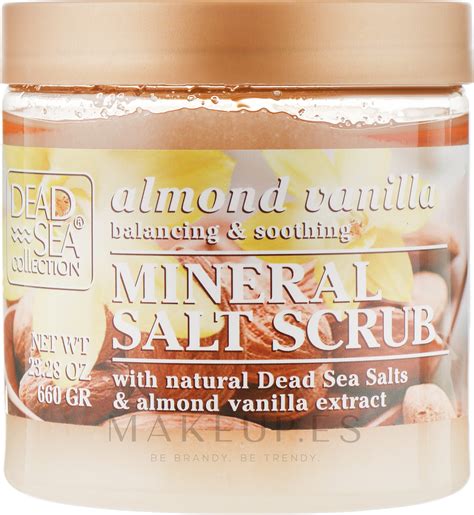 Dead Sea Collection Almond Vanilla Mineral Salt Scrub Exfoliante