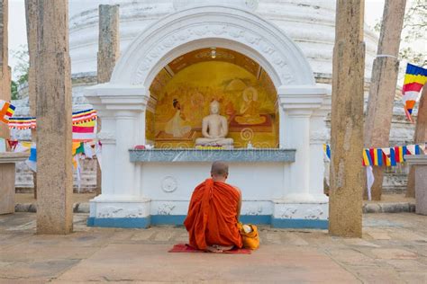 Buda Medita En Un Templo En El Sur De Vietnam Foto De Archivo Imagen