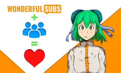 Wonderfulsubs Launching Anime Social Network Support Initiatives