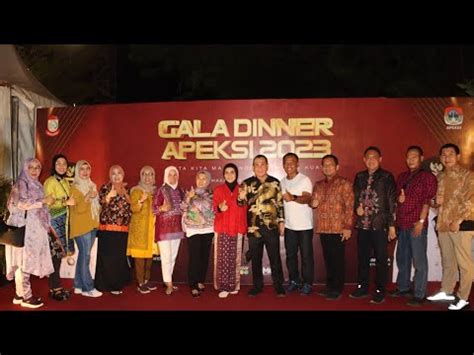 Wali Kota Dan Ketua Tp Pkk Hadiri Gala Dinner Rakernas Apeksi Di