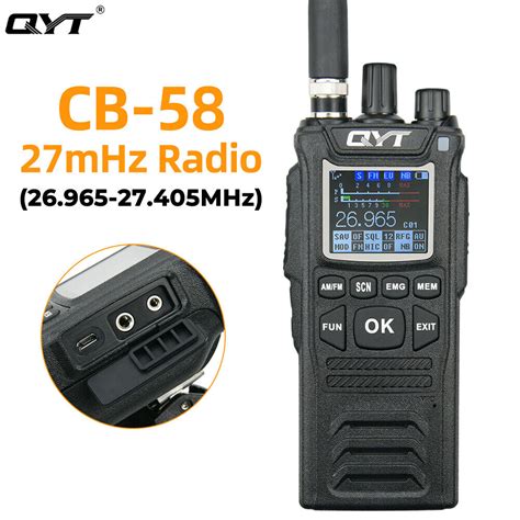 Câble de programmation USB pour talkie walkie QYT CB 58 27 MHz AM FM CB