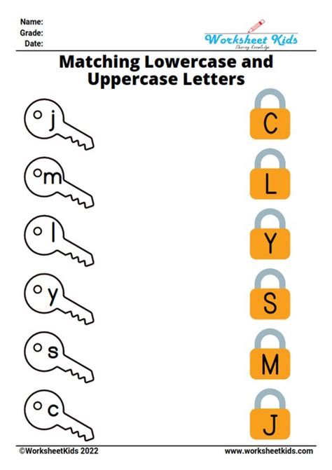 Matching Uppercase And Lowercase Letters Worksheet Free Printable Worksheets Library