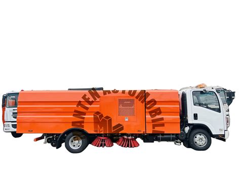 Isuzu Frr Cbm Dust Tank Vacuum Road Sweeper And Cleaning Truck For