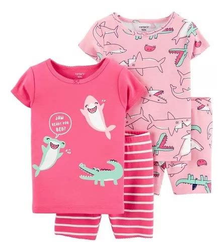 Kit Pijama Carters 4 Pcs Original Parcelamento Sem Juros