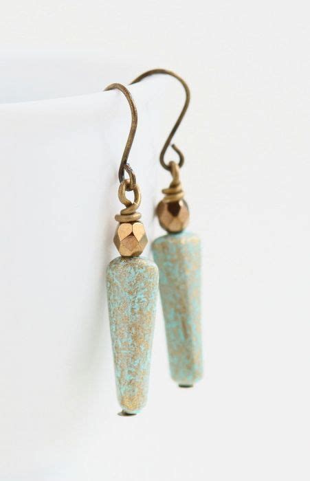 Pin By Macbec Creations On Earrings To Make Next Mint Green Earrings